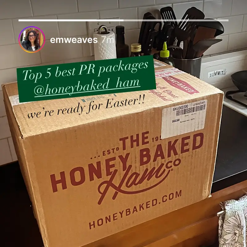 The Honey Baked Ham Company Instagram Mention